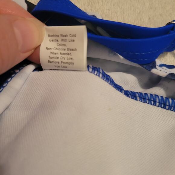 Love2Mi Maternity Swimsuit Printed Pregnancy Bathing Suits Tankini Top Summer Sm - Picture 7 of 8